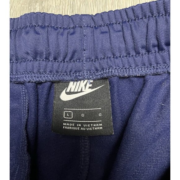 Y2K Retro Nike Classic Navy Blue White Track Pants Mens Large - Picture 4 of 6